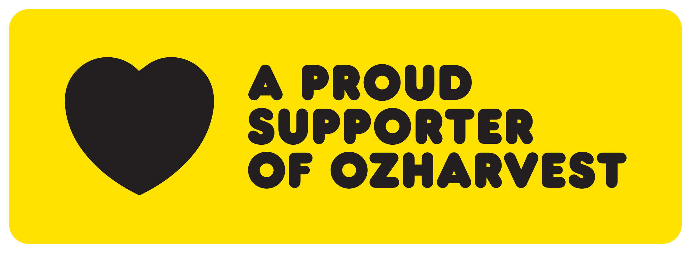 A proud supporter of OzHarvest.